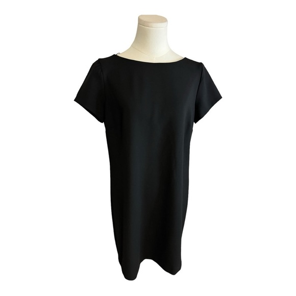 Zara Dresses & Skirts - ZARA WOMAN Black Solid Classic Shift Dress Mini Midi size M Business Casual Work